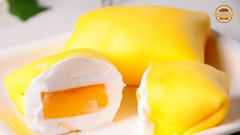 Công thức làm bánh Crepe xoài vô cùng dễ thực hiện
