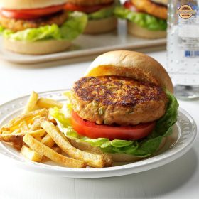 Món bánh Burger Cá