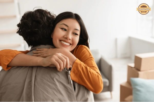 Cái ôm đầy chìu mến dành cho người yêu