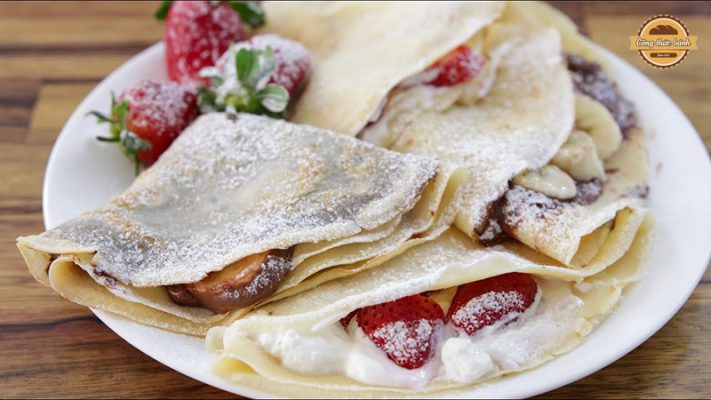 Làm bánh Crepe tại nhà